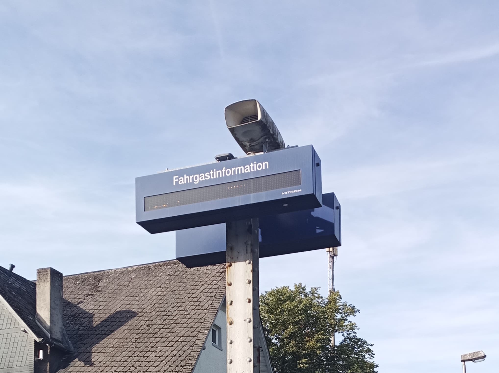 Blick auf die alten dynamischen Schriftenanzeiger (DSA).