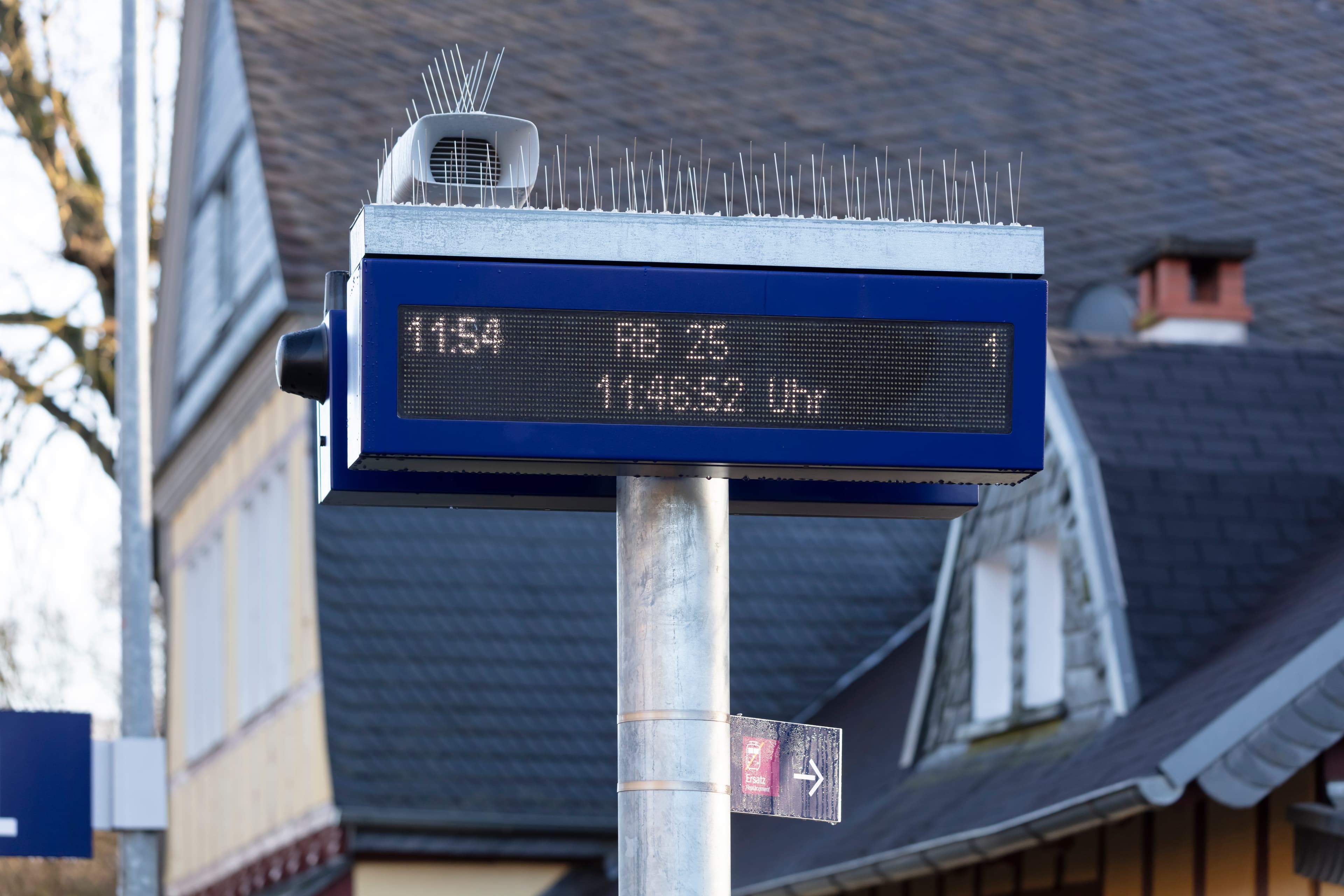 Blick auf denmodernen dynamischen Schriftanzeiger Plus (DSA+).