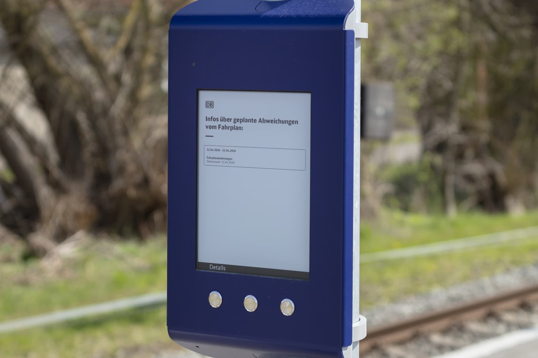Aushang des digitalen Aushangs Baukommunikation (DAB).