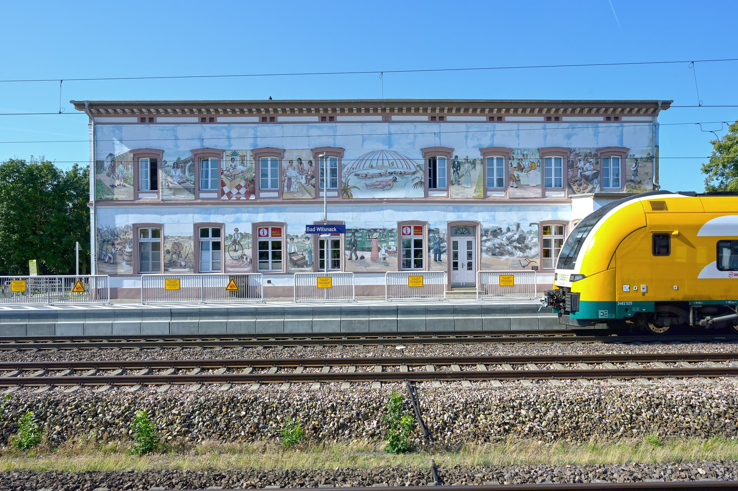 Empfangsgebäude des Bahnhofs Bad Wilsnack