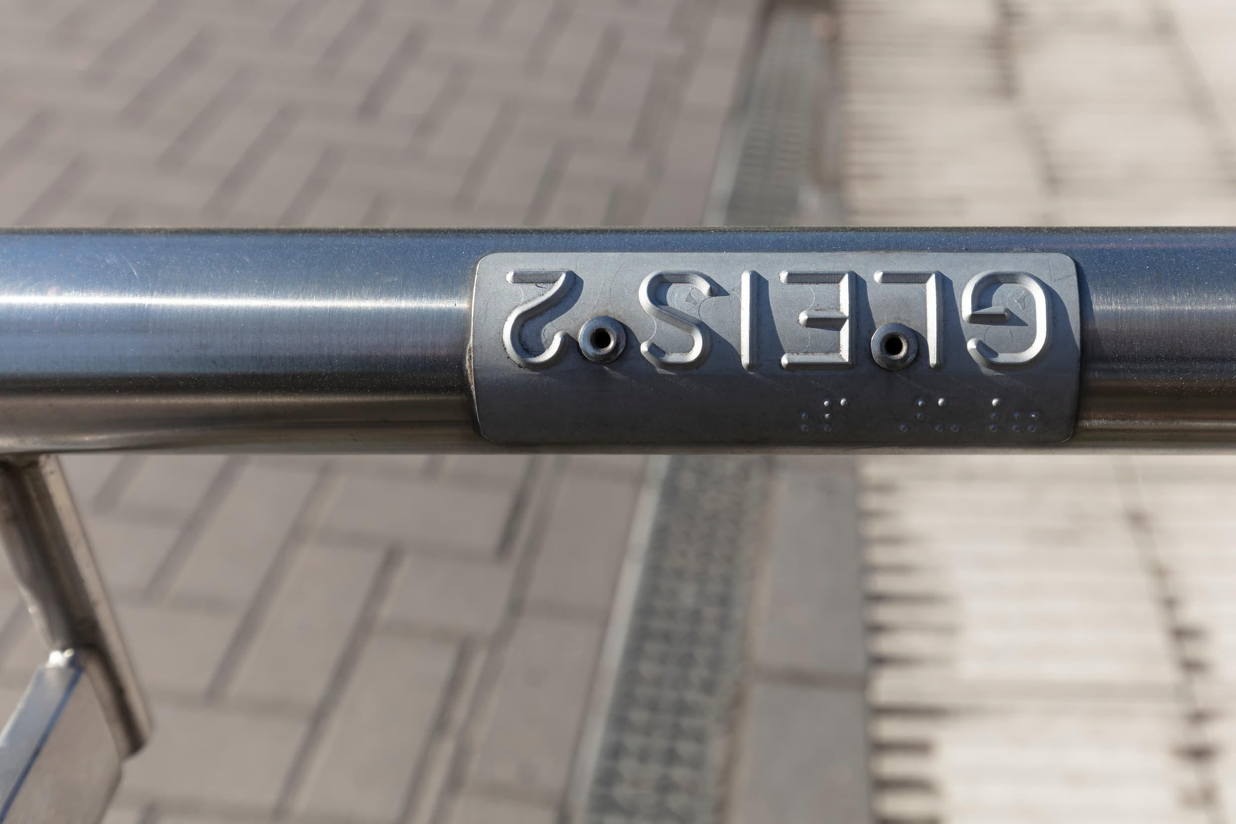 Taktiles Handlaufsystem.