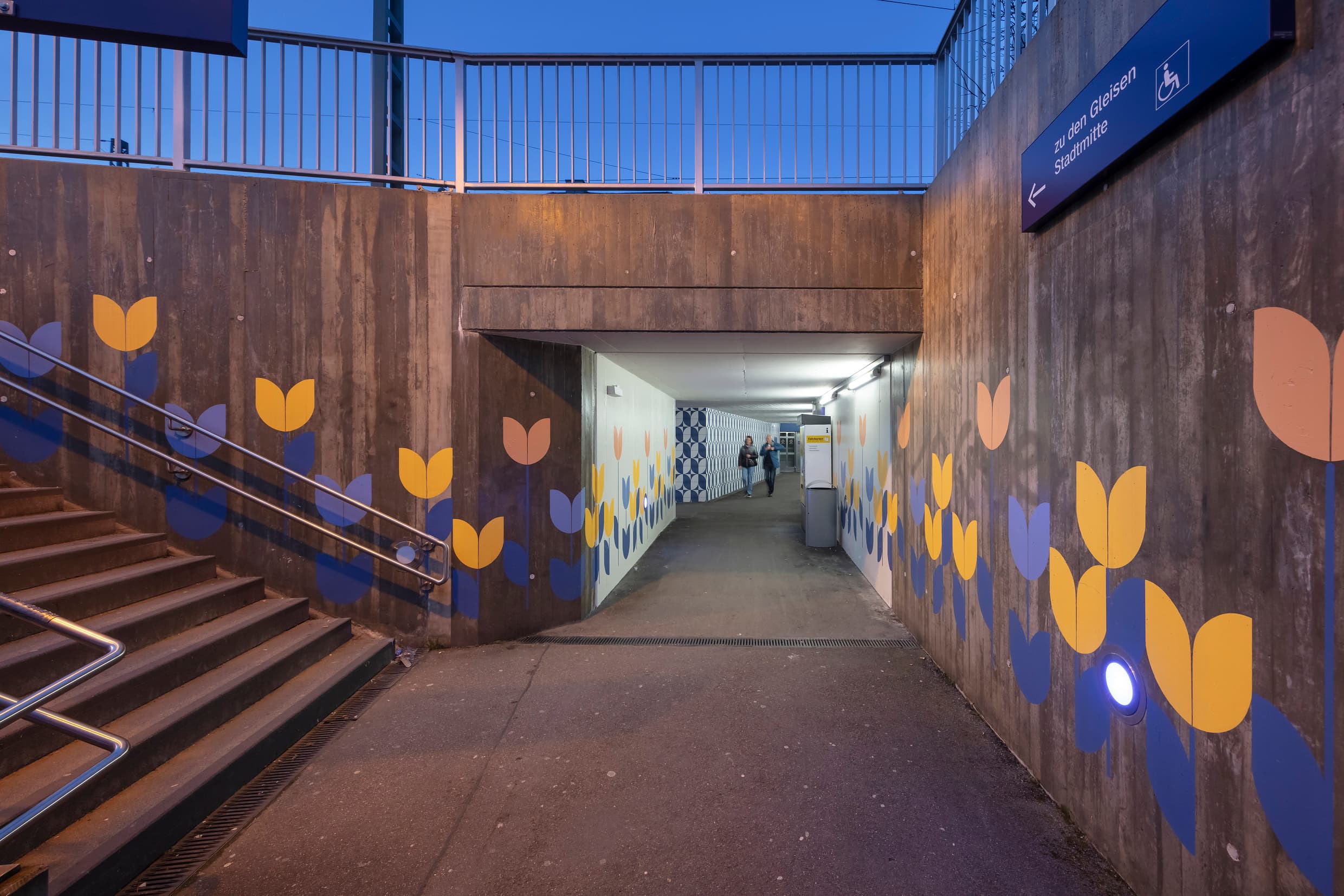 Blick in die Unterführung.