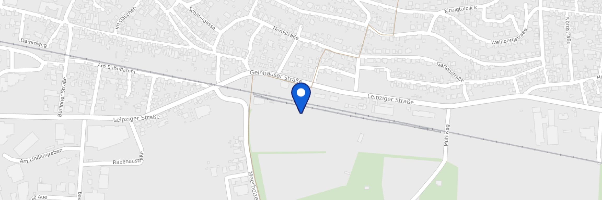 Screenshot of the digital station map with station marker.