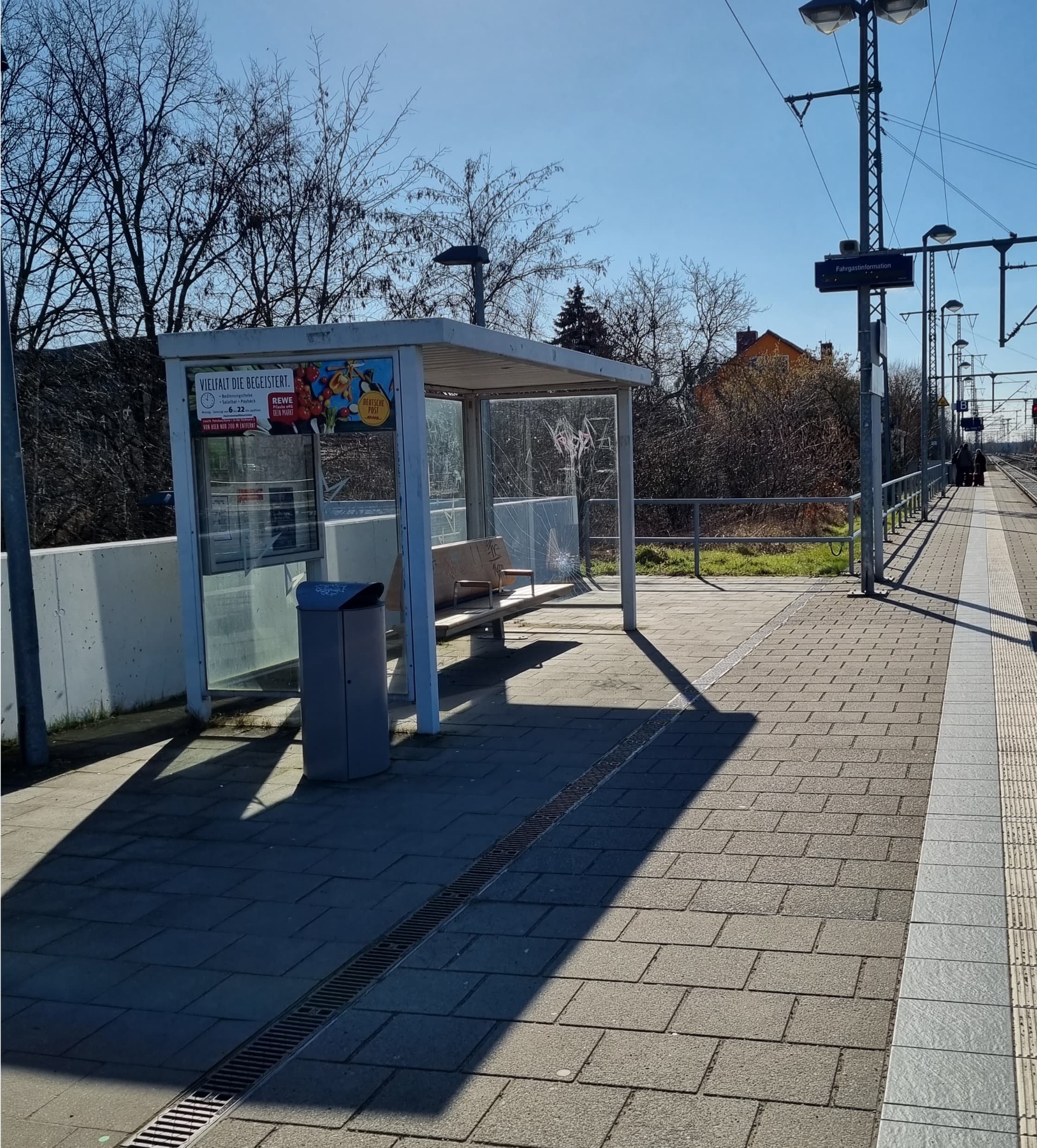 Altes Wetterschutzhaus.