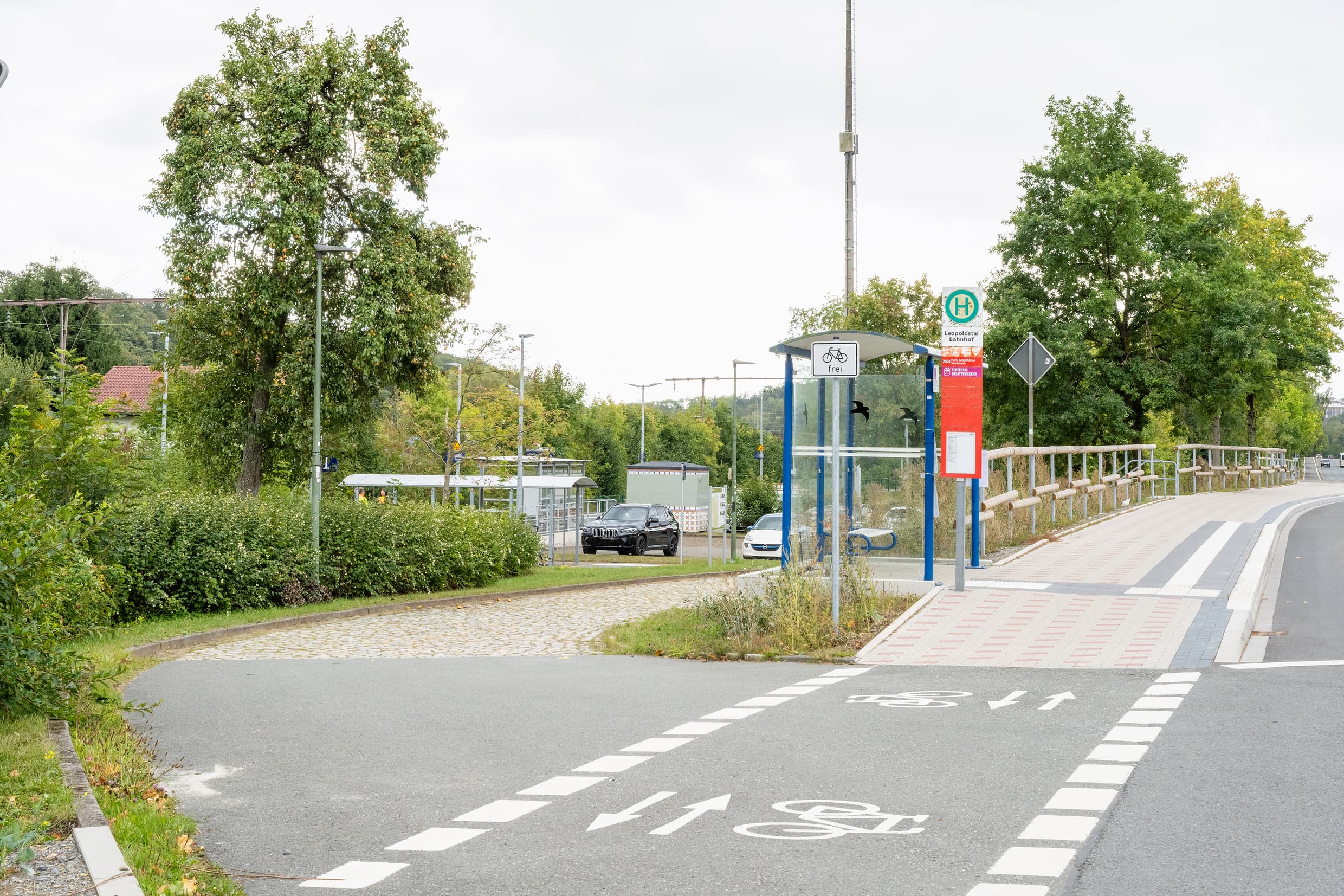 Zugangsbereich des Bahnhofs.