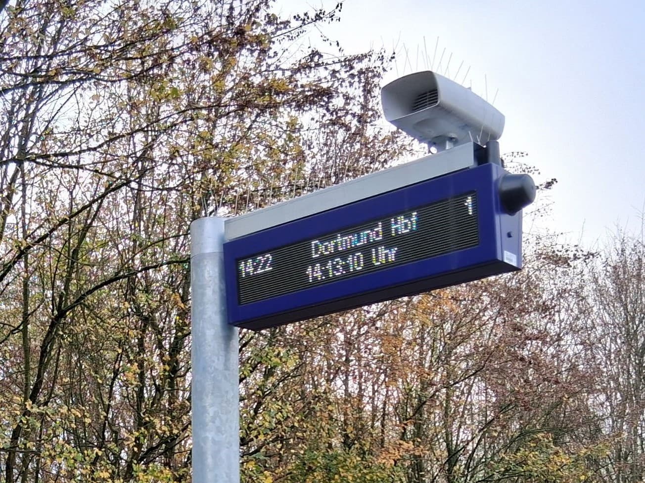 Blick auf den dynamischen Schriftanzeiger Plus (DSA+).