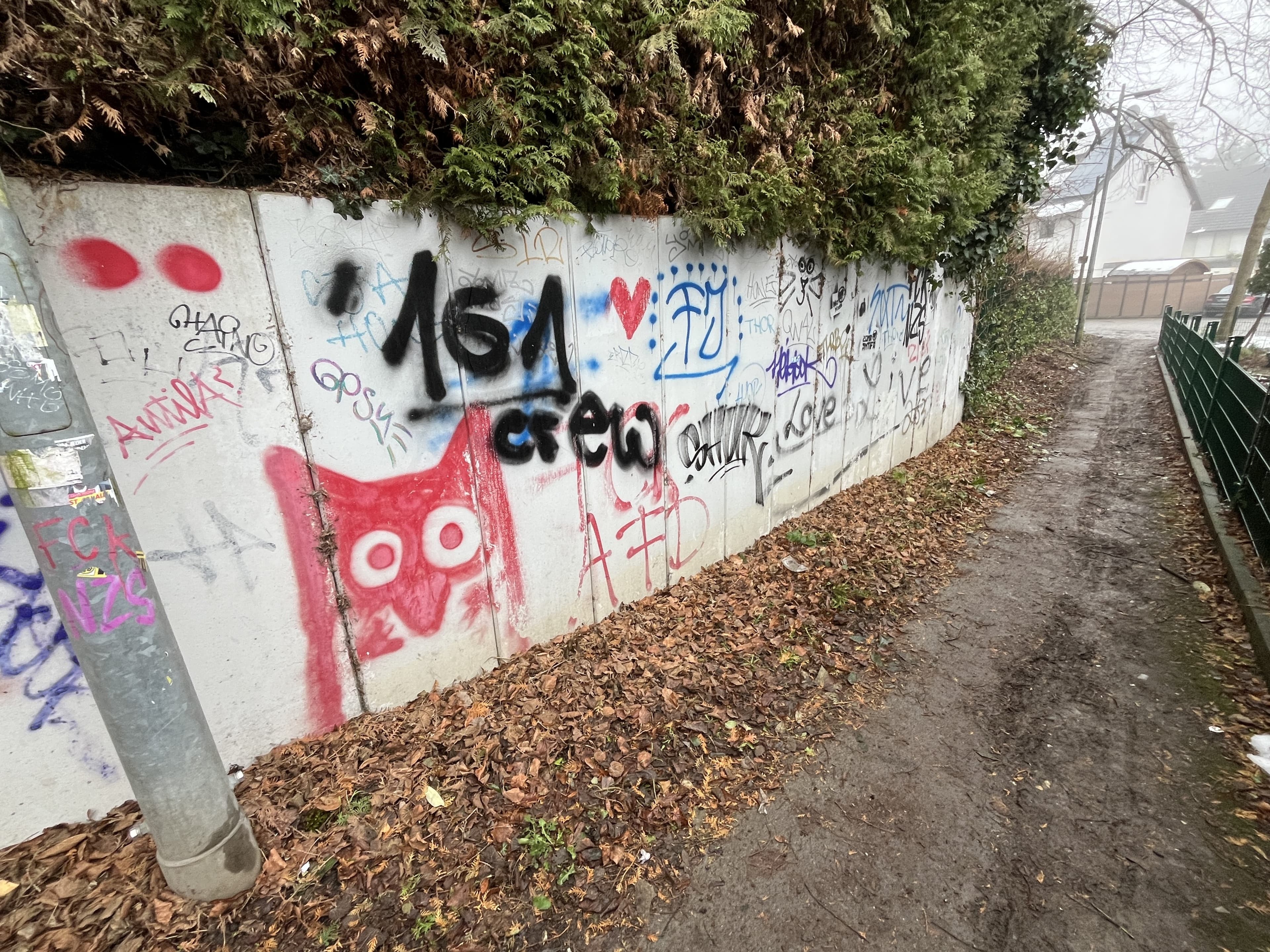 Der Zugang zum Bahnhof am Deutzer Weg vor der Neugestaltung. 