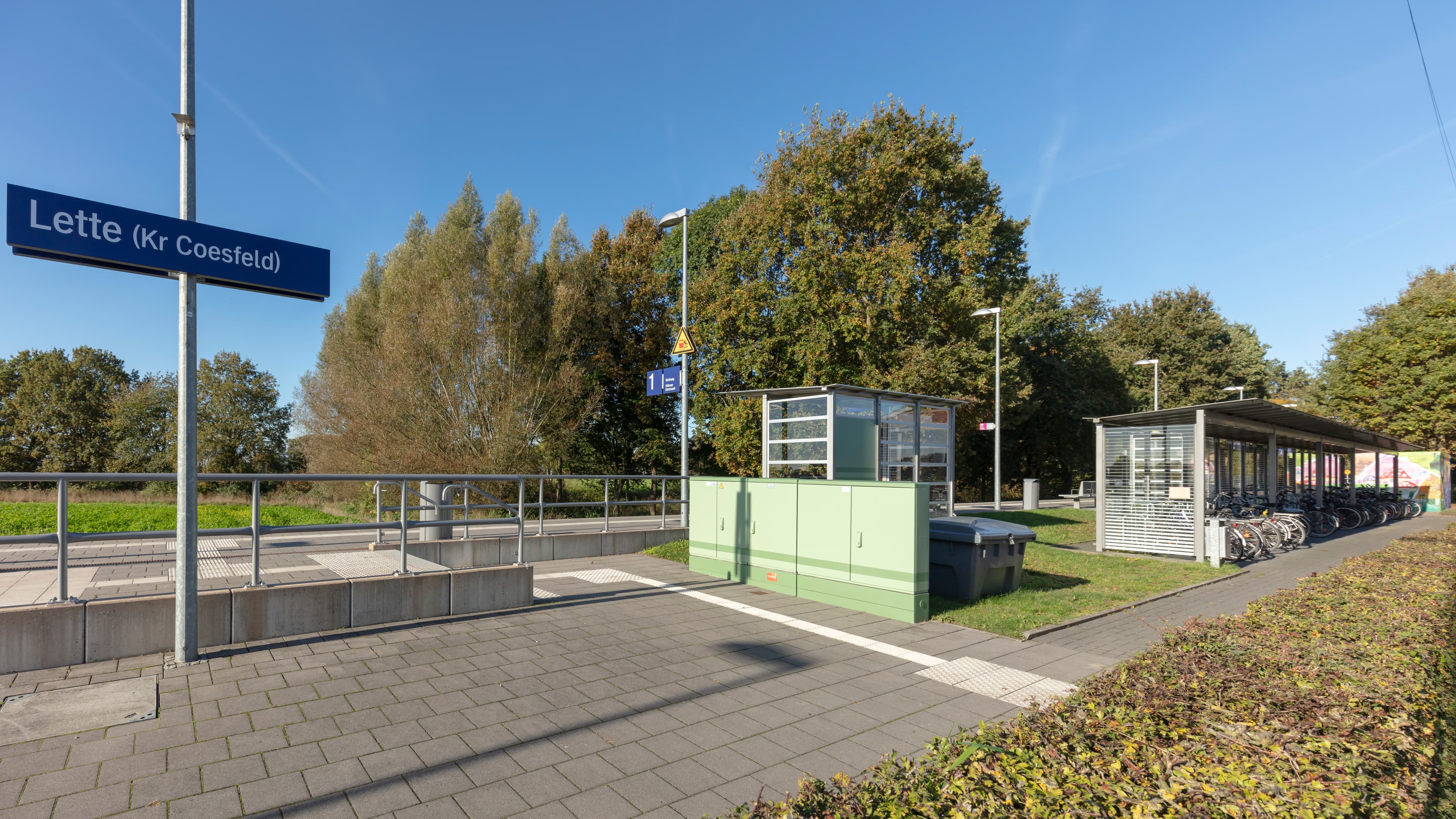 Die Verteilerkästen erhielten ebenfalls einen frischen neuen Anstrich. 